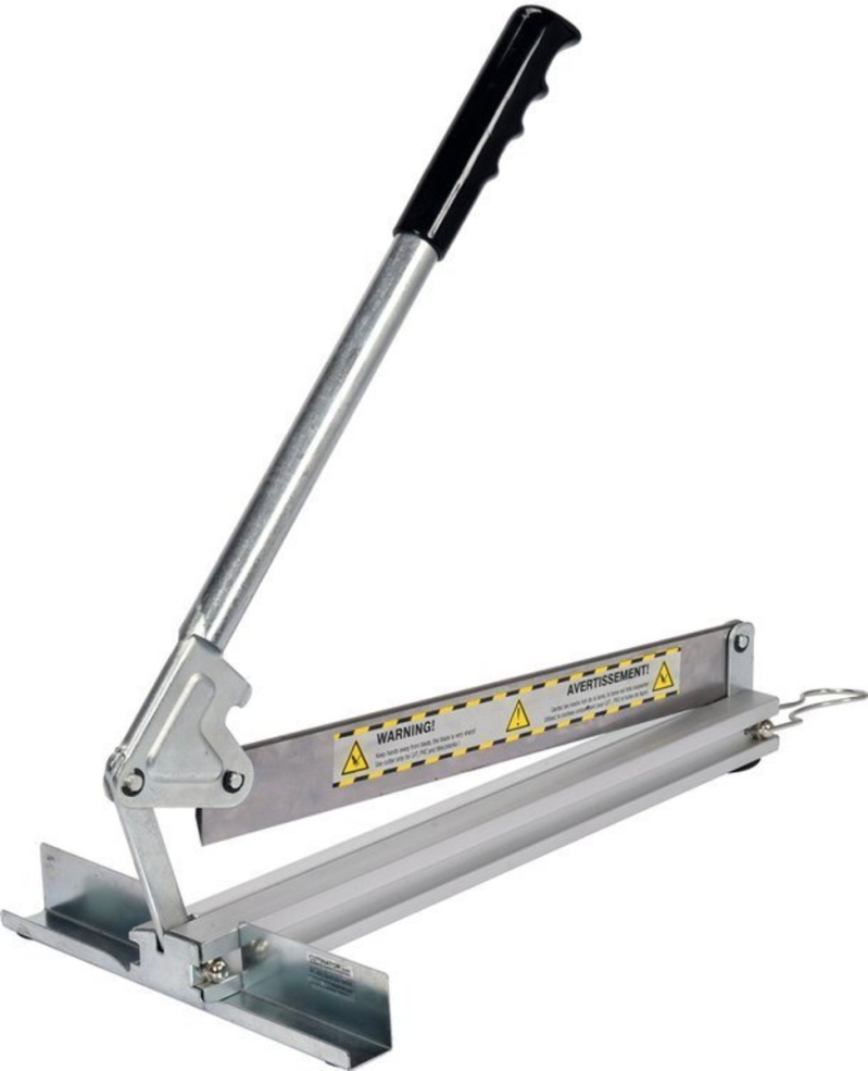 Різак до підлогових ламінатів і обліцов. плит з ПВХ, пластмас YATO з розмірами 300х 36 мм