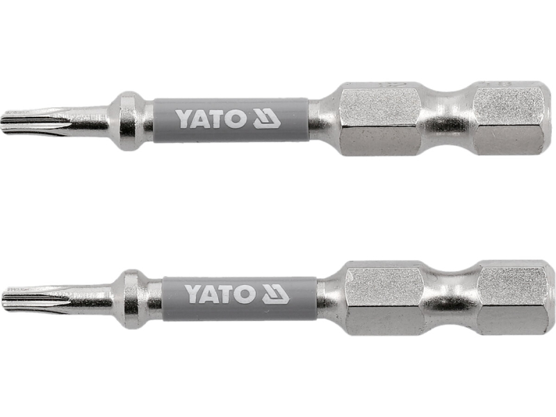Насадка викруткова YATO TORX T8 х 50 мм. HEX 1/4", покрита нікелем, 2 шт.