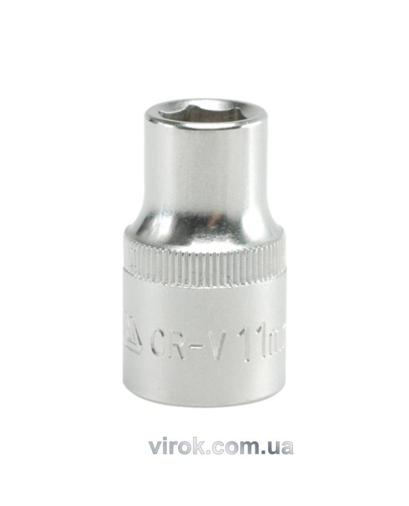 Головка торцева 6-гранна YATO : квадрат 1/2", М= 11 мм, L= 38 мм