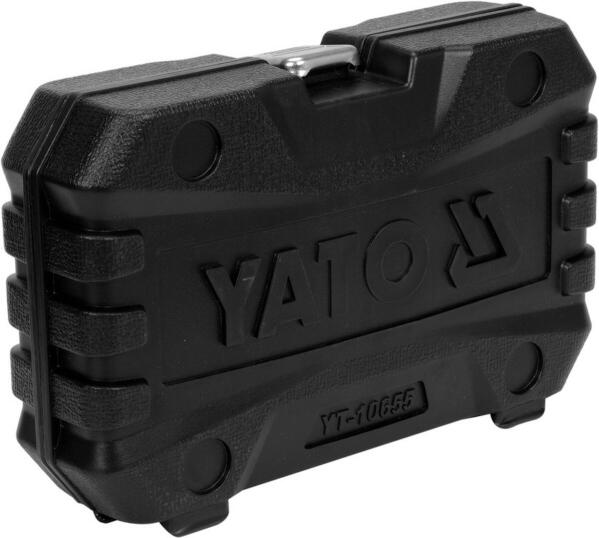 Набор отверточных насадок ударных YATO : TORX/HEX до квадратов 1/2", 3/4", 12 элем.. (YT-10655)