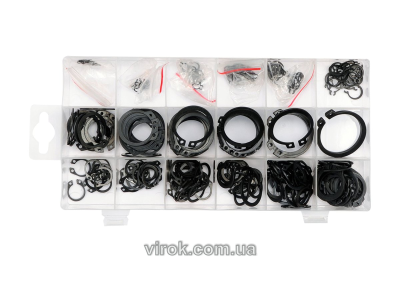 Стопорні кільця зовнішні YATO : набір, 300 шт