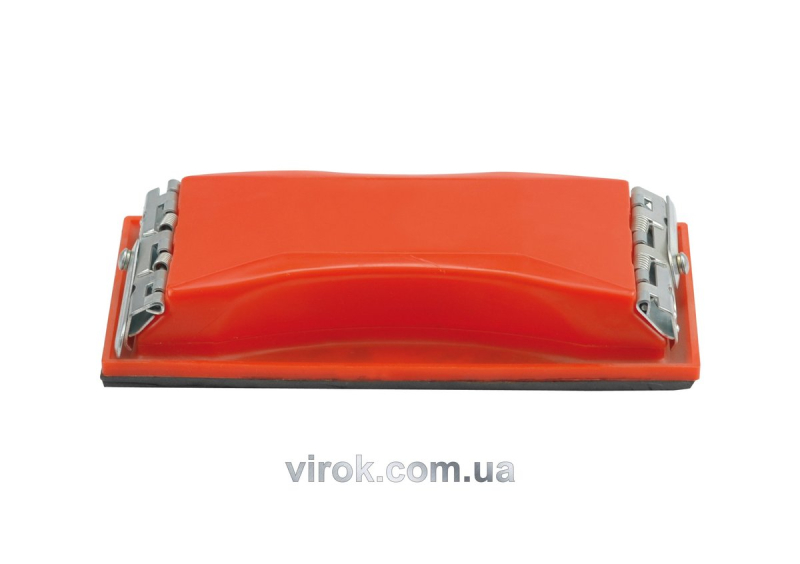 Брусок для шліфування VOREL : металеві затискачі : L= 160x85 мм [20/100]