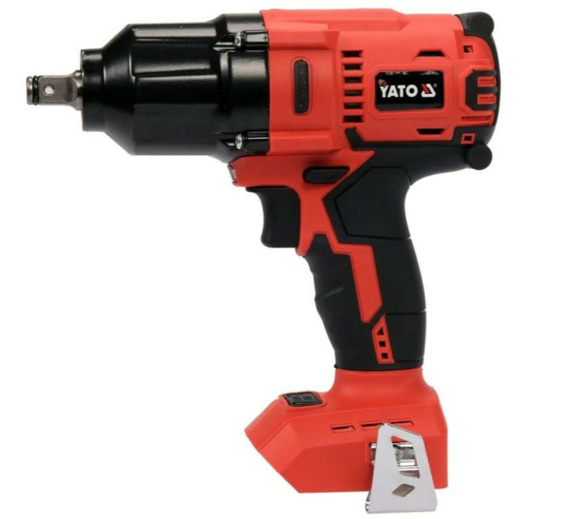 Гайковерт ударний акумулят безщітковий YATO:квадрат-1/2",700 Нм, Li-Ion 18 В,3 Агод(БЕЗ АКУМУЛЯТОРА)