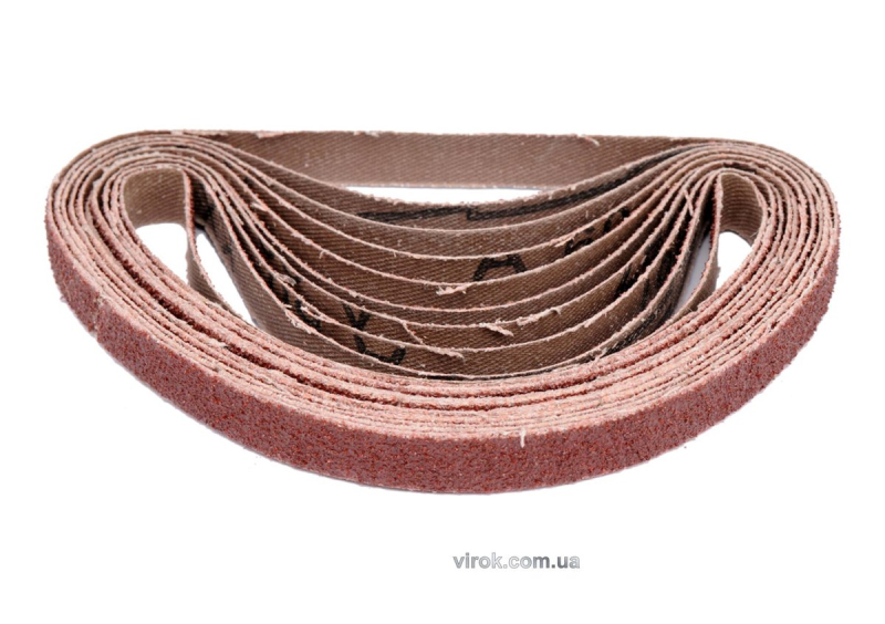 Стрічка шліфувальна YATO; 10х330 мм, P120, нескінченна до пневмошліфмашини YT-09741; уп. 10 шт.[100]