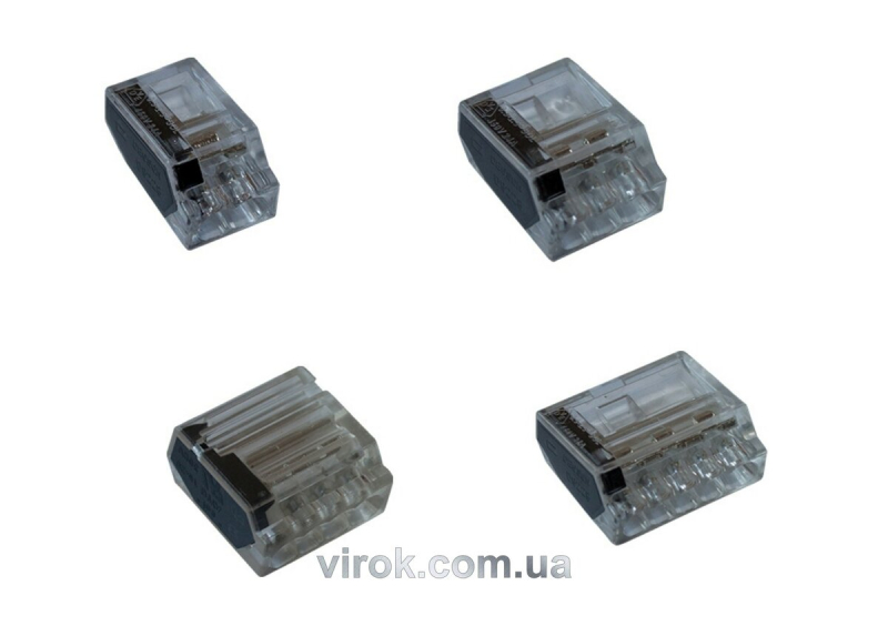 З'єднувальні затискачі (клемні), 2,5 мм 2х8 - 10 шт.