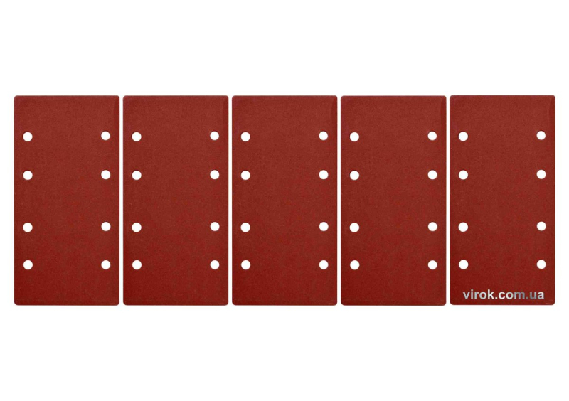 Папір шліфувальний з липучкою YATO: 93 х 187 мм, Р150, до YT-82230, 5 шт [100]