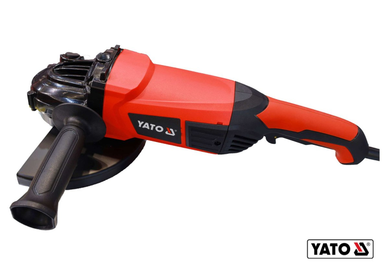 Шліфмашина кутова мережева YATO : Ø= 230 мм. P= 2400 Вт, 6000 об/хв, М14, плавний пуск [2/42]