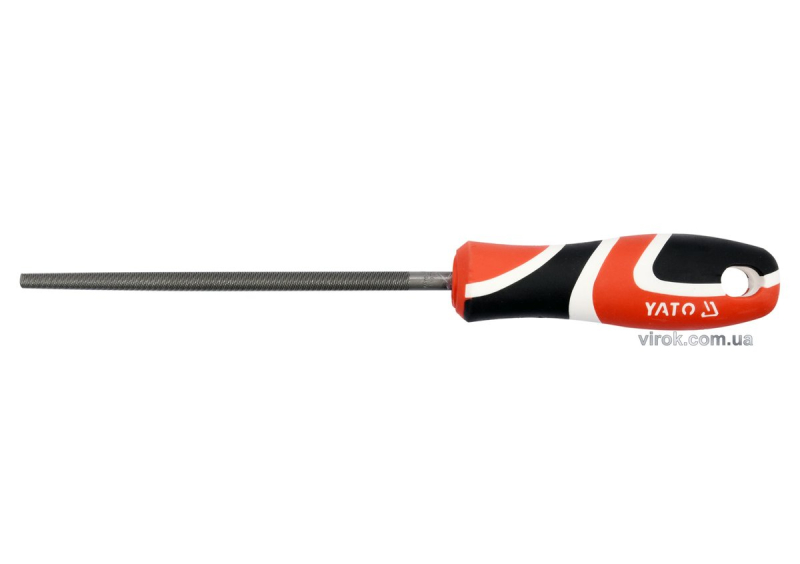 Напильник по металу YATO, круглий l=150 мм, #3 [20/80]