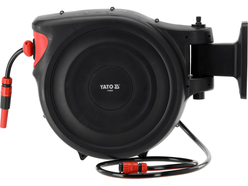 Шланг водяний Ø= 1/2" YATO l= 40 м з самозмотувальною котушкою і прямим зрошувачем [1]