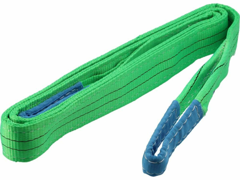 Строп пасовий з поліестеру VOREL 2 петлі по 30 см, заг. l=3 м, шир.- 60 мм, макс. навантаж- 2 т [25]