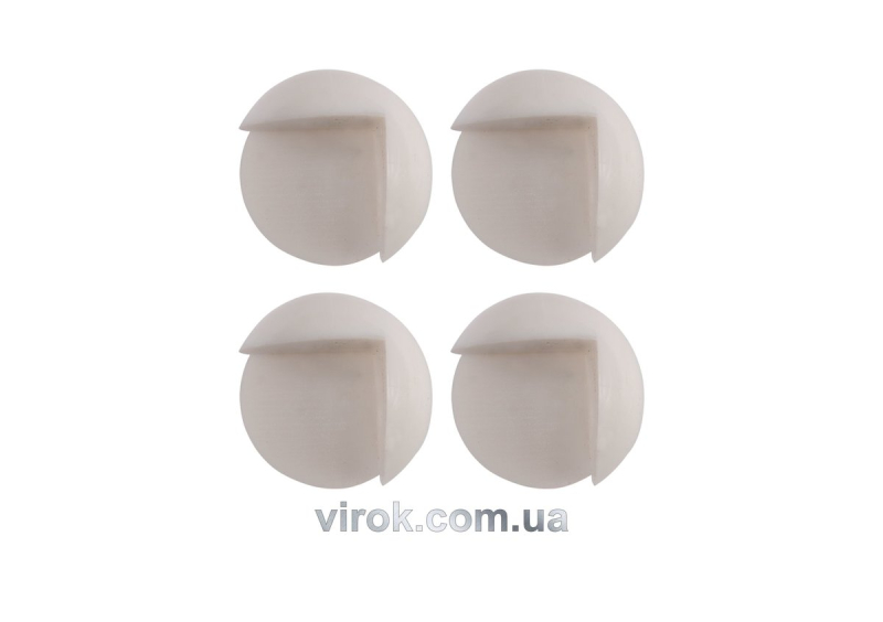 Накладка захисна VOREL кульова, для кутів меблів, Набір 4 шт. [16/288]