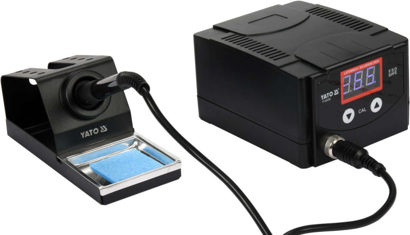 Паяльна станція цифрова індукційна YATO: Р= 70 Вт, t°= 200-480°С, жало тип 900М [8]