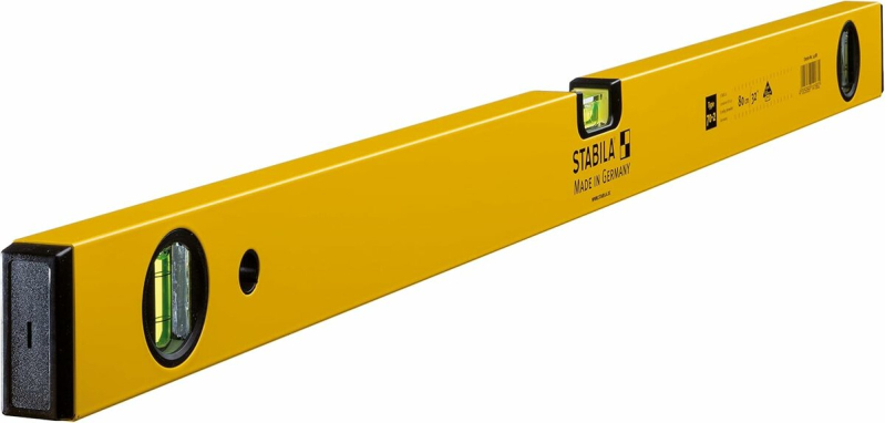Рівень STABILA Type 70-2 : L= 80 см. точн 0,50 mm/m. 3 капсули. 2 вертикальні
