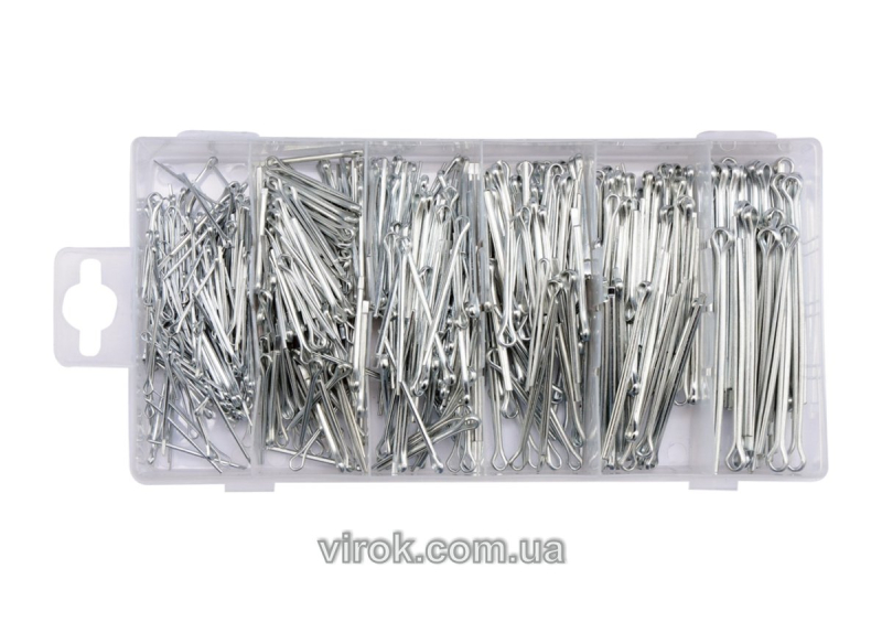 Шплінти різних розмірів YATO, набір 555 шт. [5/10/720]