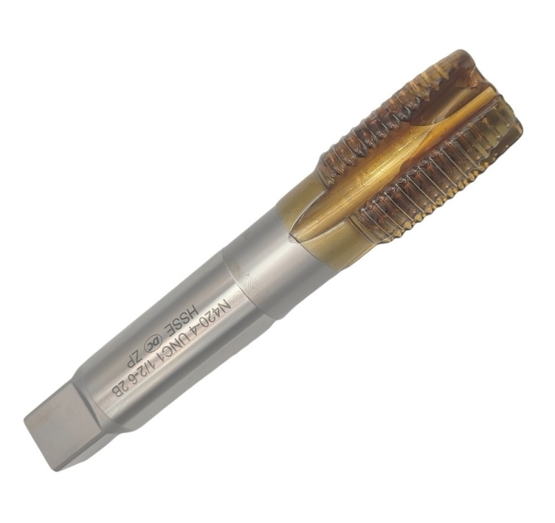 Метчик дюймовый UNC 1 1/2" 6 нитей Р6М5К5 (HSS-E) для сквозных отверстий 
DIN376 N420-4 102203 DC Swiss