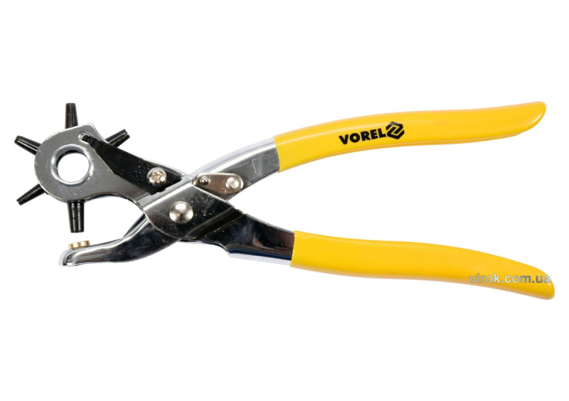 Дирокол ручний VOREL Ø= 2.5, 3, 3.5, 4, 4.5, 5 мм, l=220 мм