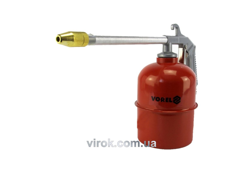 Пістолет пневматичний VOREL промивочний з бачком V= 950 мл, роб. P=3-5 Bar [10/20]