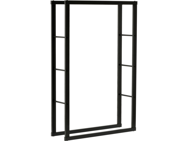 Стелаж для дров від 30 см сталевий VOREL: навантаж.- 130 кг, 80х25 см, висота- 100 см