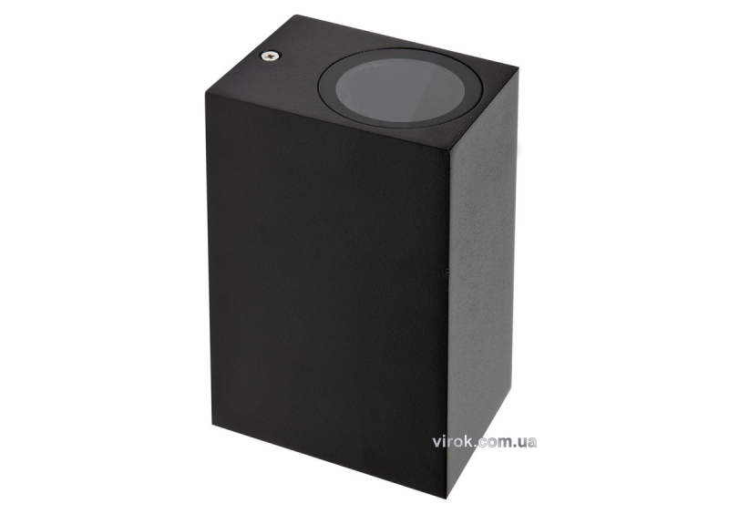 Світильник 2-LED настінний, мережевий YATO, квадратний, 35 Вт, 68 х 150 х 92 мм, цоколь GU10 [12]