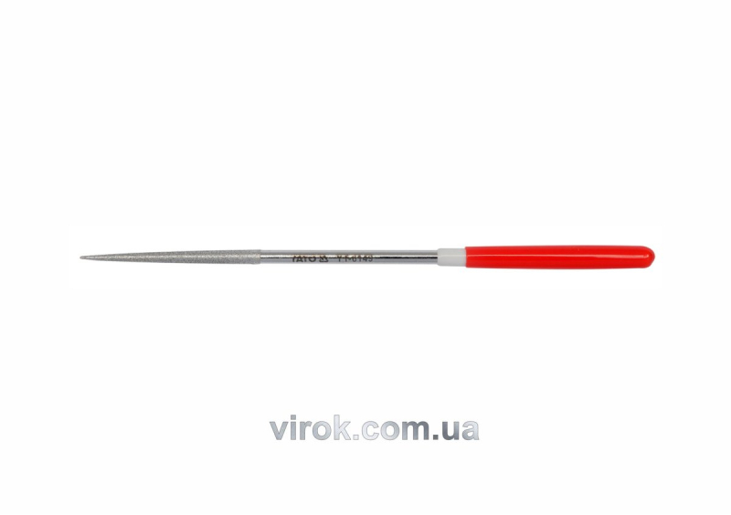 Надфіль алмазний YATO круглий, l= 160/50 мм, Ø= 4 мм [80/800]