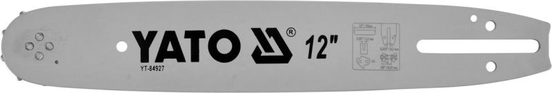 Шина для пили YATO l= 12"/ 30 см (44 ланки)3/8" (9,52 мм).Т-0,05" (1,3 мм)---YT-84949, YT-84960 [20]