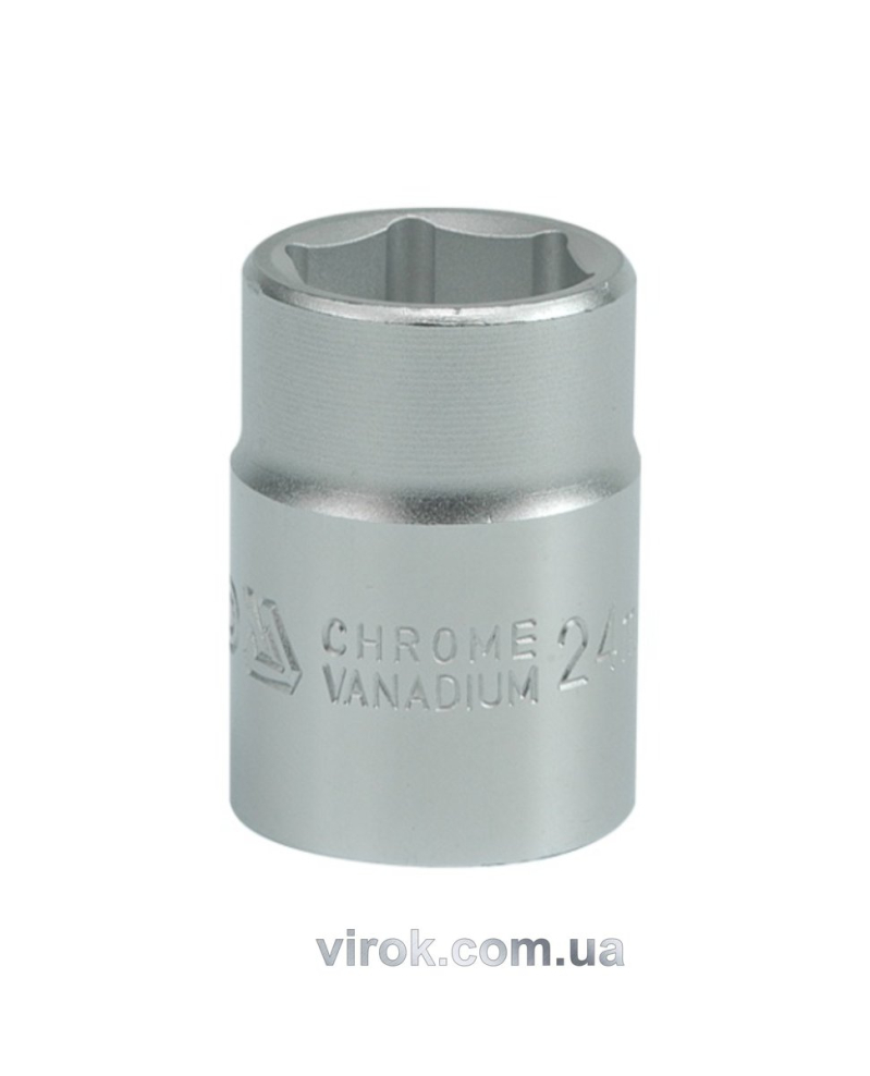 Головка торцева 6-гранна YATO : квадрат 3/4", М= 24 мм, L= 50 мм [12/96]