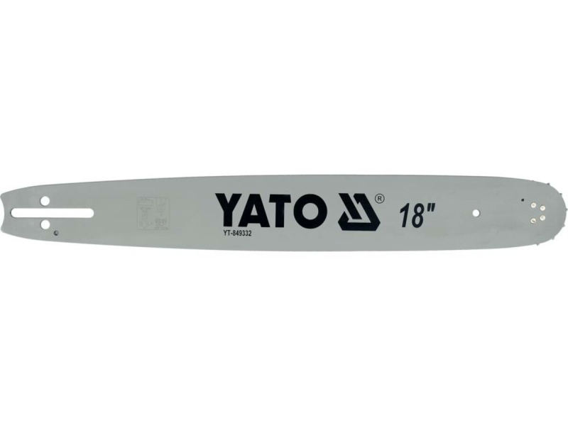 Шина для пили YATO l= 18"/ 45 см (72 ланки)Нап..Тов-0,322" (8,2 мм) для ланцюгів YT-849452