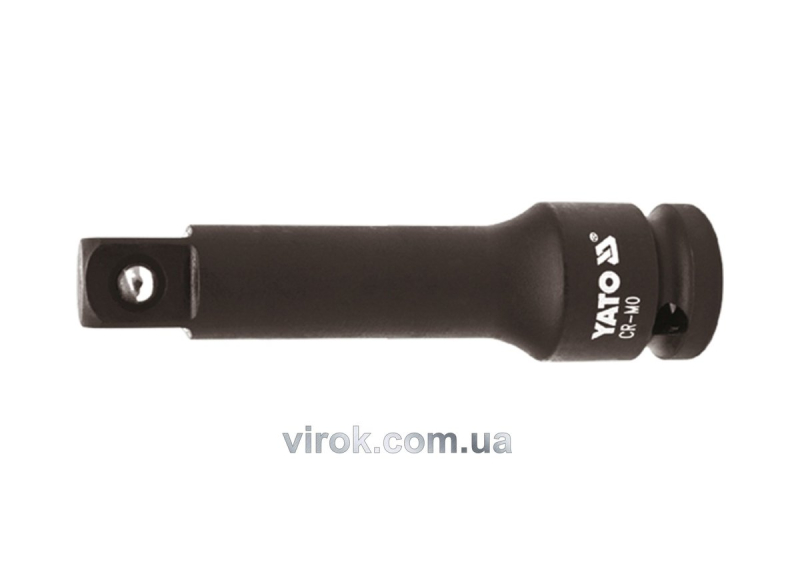 Подовжувач ударний YATO : квадрат 1/2", L= 75 мм [40/160]