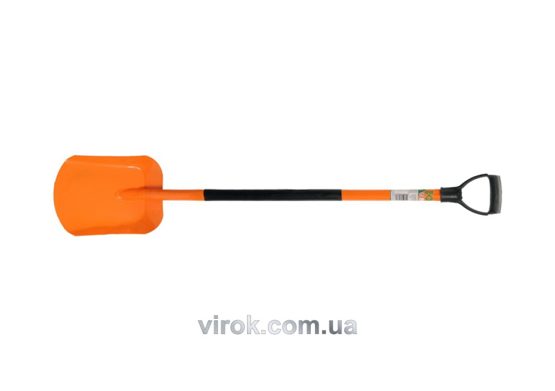 Лопата совкова FLO з метал. держаком з DY ручкою наконечником [120]