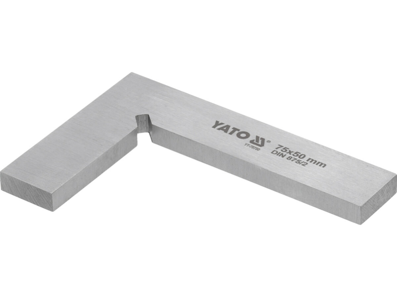 Кутник слюсарний 90° YATO 75 х 50 мм [100]