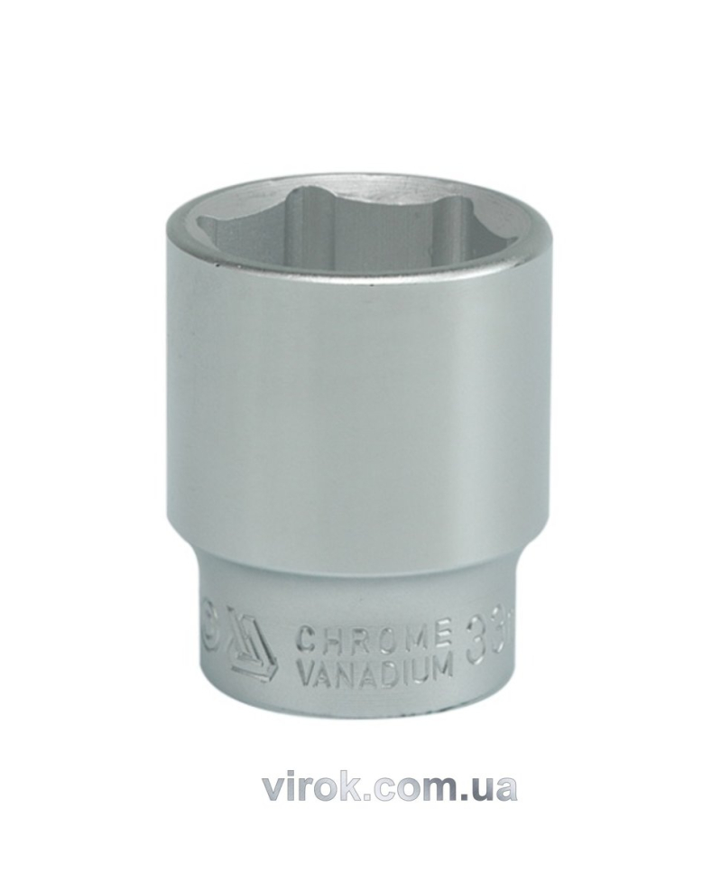 Головка торцева 6-гранна YATO : квадрат 3/4", М= 33 мм, L= 55 мм [8/48]