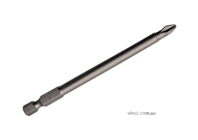 Насадка викруткова USH Industry : Phillips PH3 x 70 мм подовжена, Уп. 10 шт.