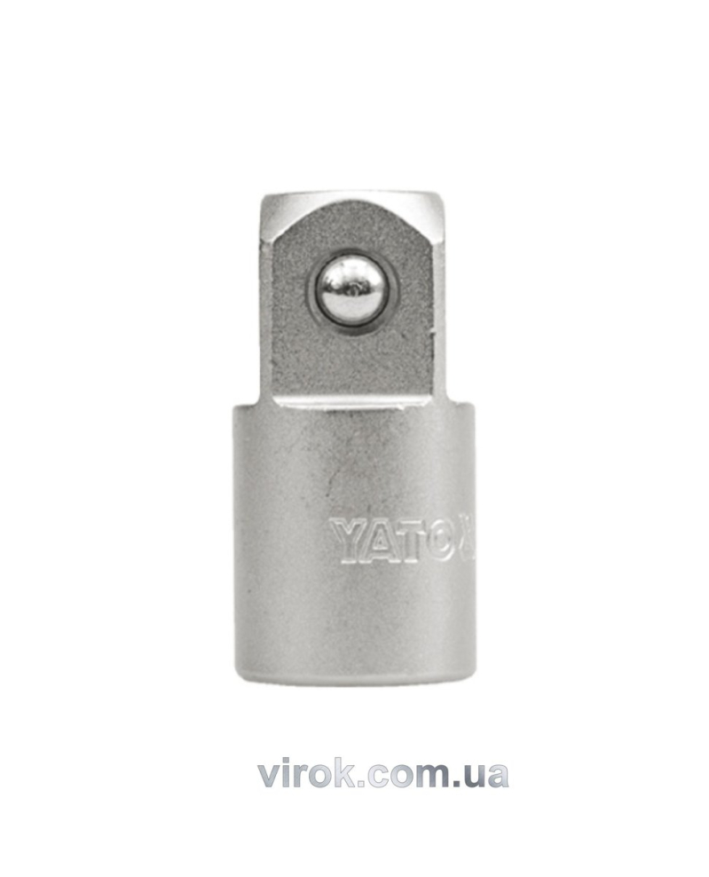 Перехідник для головок торцевих YATO : квадрат 1/2"(F) - 3/4" (М) , L= 48 мм [12/48]