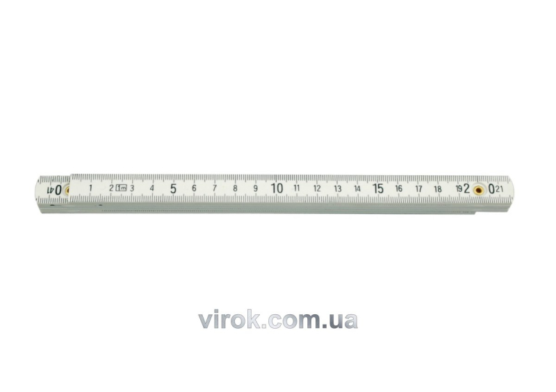 Метр складений пластмасовий VOREL : L= 1 м [20/200]