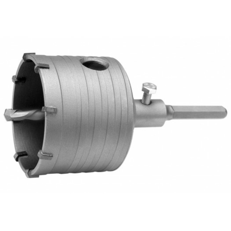 Свердло коронка по бетону YATO : Ø= 80 мм з направляючою, шестигранний хвостовик