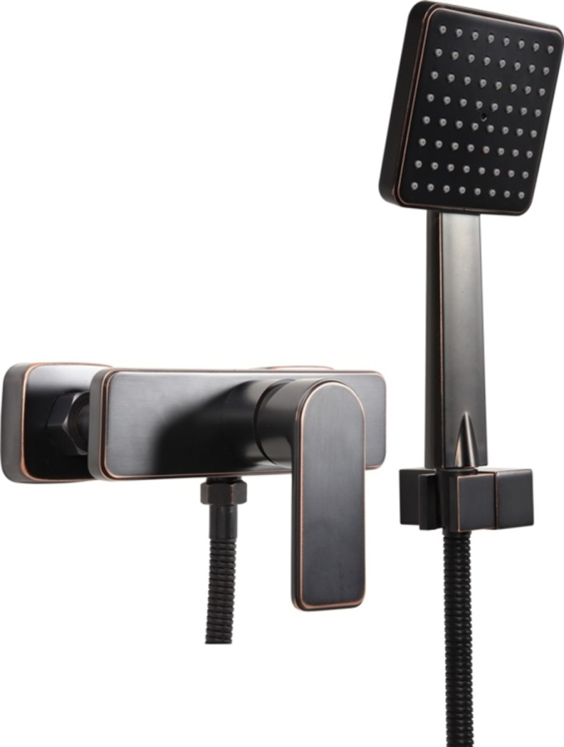 Змішувач води FALA для душу "RETRO BLACK 3" з кульовим регулятором [12]