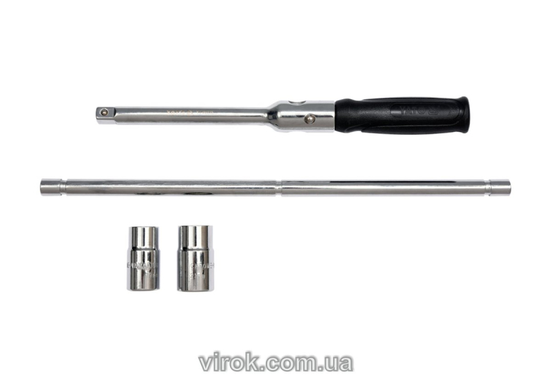 Ключ для коліс розкладний 17мм,19мм,21мм,23мм, квадрат 1/2"