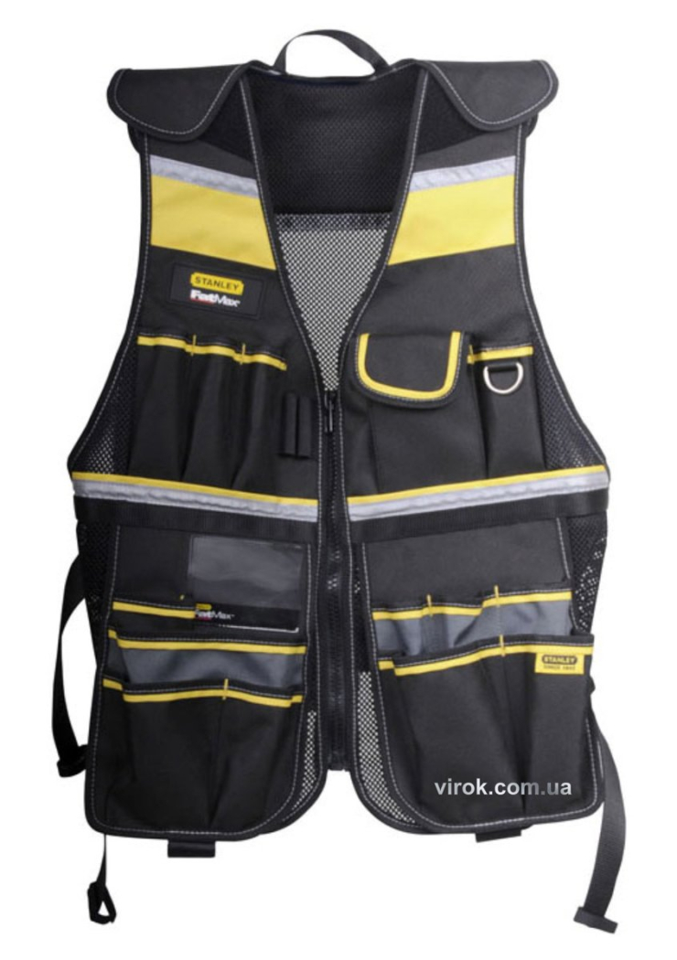 Жилет з кишенями для інструменту STANLEY : 47 х 7 х 58 см