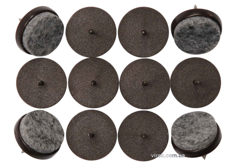 Прокладки пластикові фільцеві на цвях VOREL 20мм, набір 12шт [16/288]