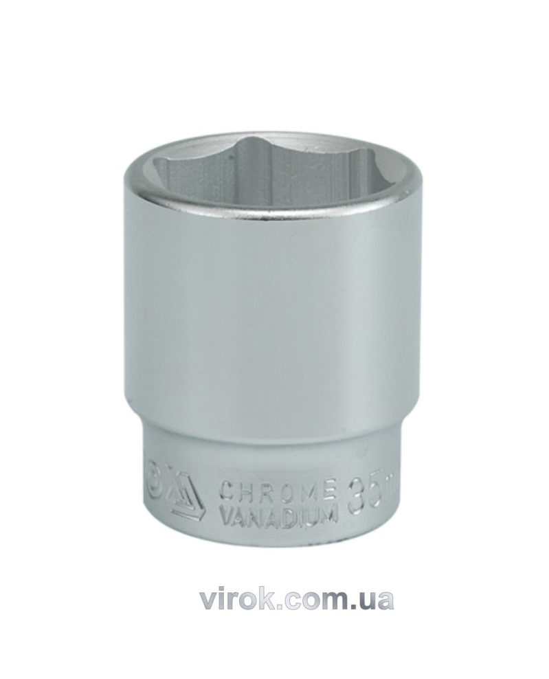 Головка торцева 6-гранна YATO : квадрат 3/4", М= 35 мм, L= 60 мм