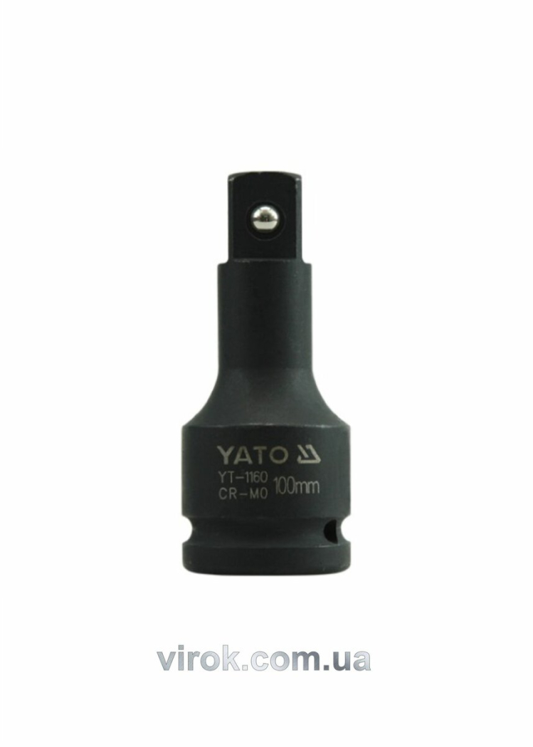 Подовжувач ударний YATO : квадрат 3/4", L= 100 мм [8/32]