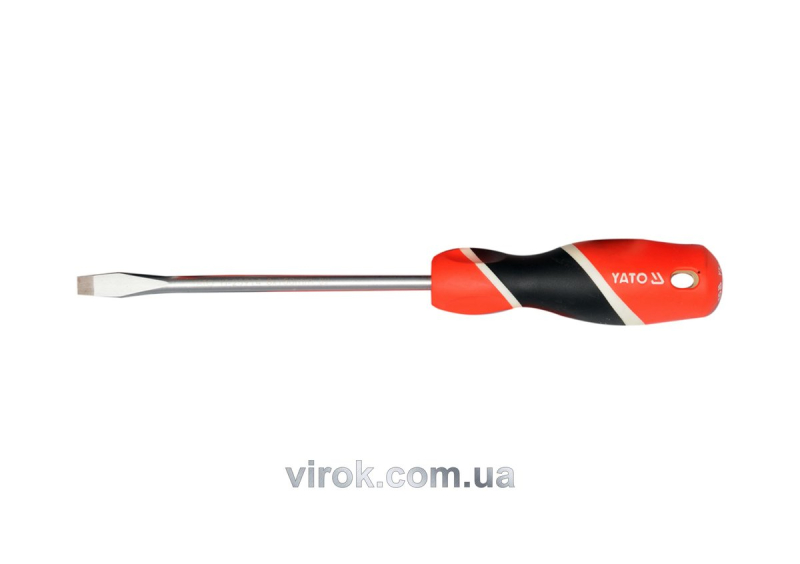 Викрутка плоска YATO : шліц SL8 х 150 мм