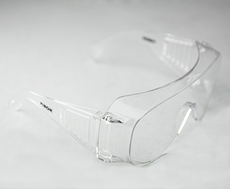 Окуляри захисні VIROK полікарбонат, прозорі ,покриття від запотівання та подряпин,відкриті (72)