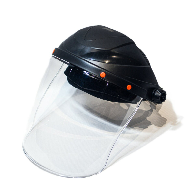 Щиток захисний з полікарбонату VIROK для обличчя , прозорий з захистом від ультрафіолету UV 400