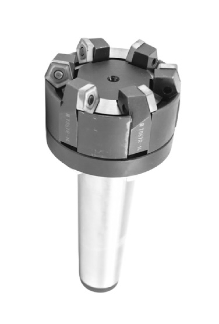 Фреза концевая торцевая к/х ф 80 мм z=6 КМ5 с механическим креплением 5ти 
гранных т/с пластин РN 110408 AE167-R080.09.06.МТ5