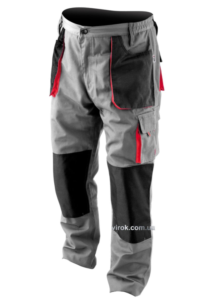 Штани робочі YATO DAN : розм. S, (65% поліестер, 35% бавовна) [10]