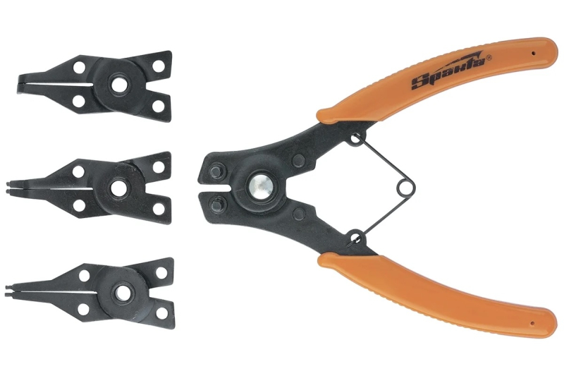 Съемник для стопорных колец с насадками L150 мм универсальный SPARTA