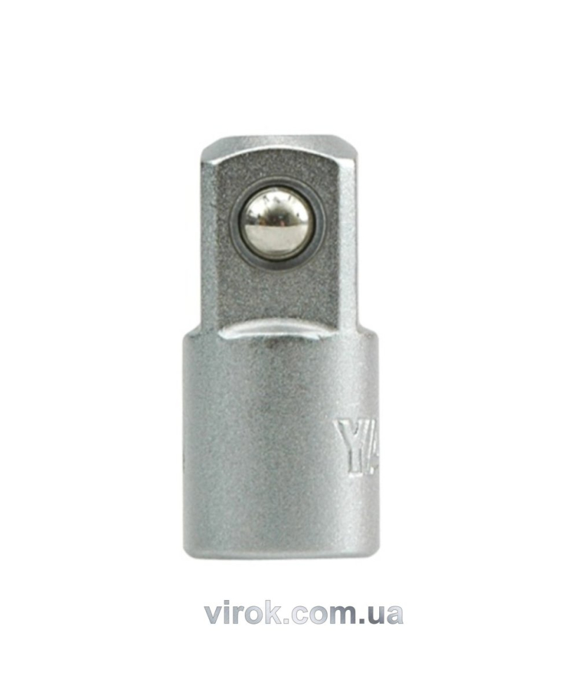 Перехідник для головок торцевих YATO : квадрат 1/4"(F) - 3/8" (М), L=25 мм [10/250]