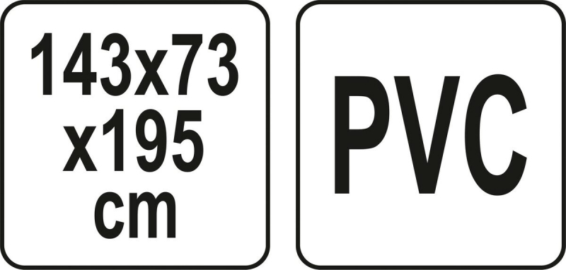 Міні-теплиця присадибна складана FLO, 143х 73х 195 см з плівкою ПВХ