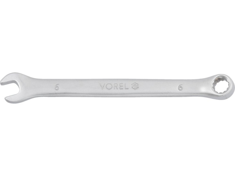Ключ комбінований 6 мм VOREL 51671, CrV, довжина 100 мм